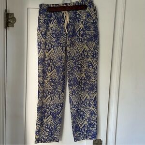 Silk patterned pant